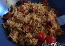 Riz au chorizo et aux poivrons